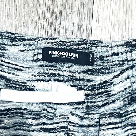 Pink Dolphin Marble Weave Sweat Shorts Men's Large in Grey - Picture 4 of 10